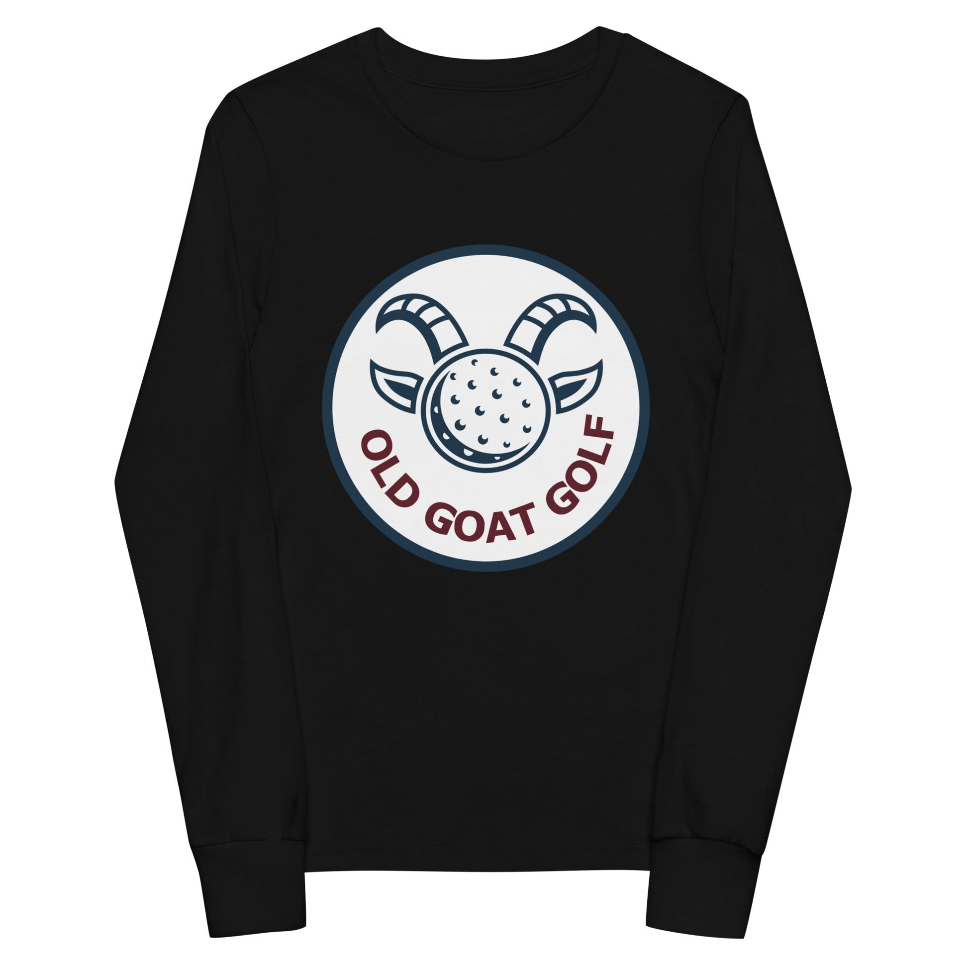 Performance | Youth Long Sleeve T-Shirt | Old Goat Golf | Badge Logo