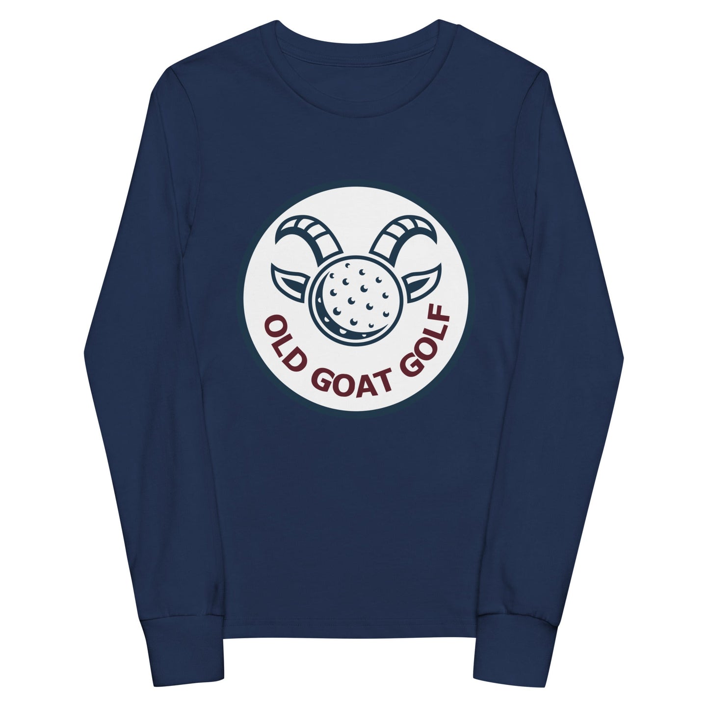 Performance | Youth Long Sleeve T-Shirt | Old Goat Golf | Badge Logo