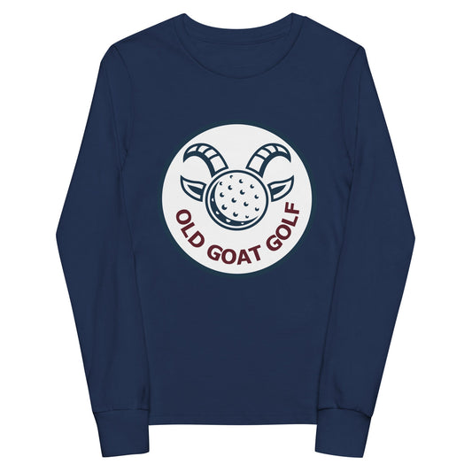 Performance | Youth Long Sleeve T-Shirt | Old Goat Golf | Badge Logo