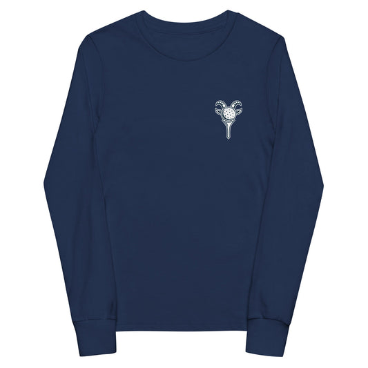Performance | Youth Long Sleeve T-Shirt | Old Goat Golf | Mark Logo