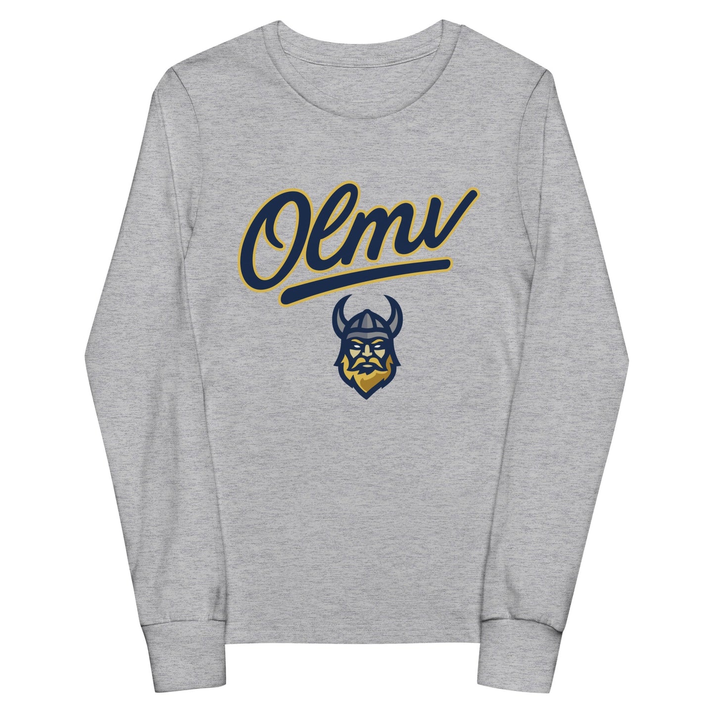 Performance | Youth Long Sleeve T-Shirt | OLMV Vikings | Script Logo