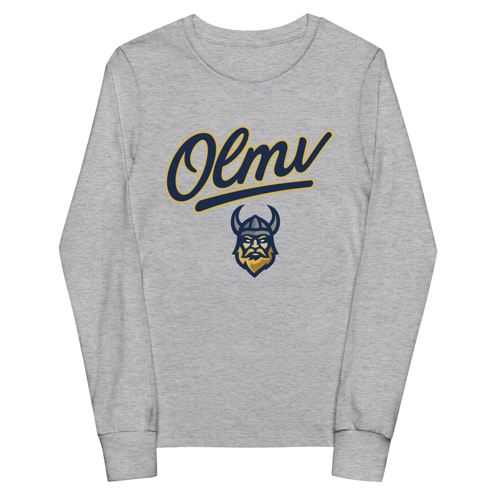 Performance | Youth Long Sleeve T-Shirt | OLMV Vikings | Script Logo