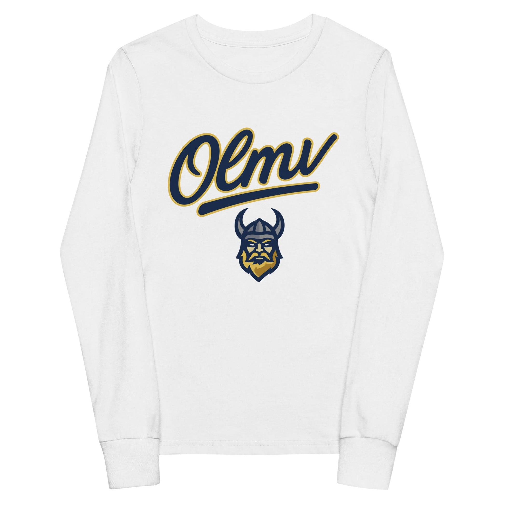 Performance | Youth Long Sleeve T-Shirt | OLMV Vikings | Script Logo