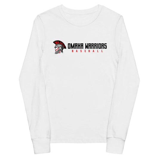 Performance | Youth Long Sleeve T-Shirt | Omaha Warriors | Script Logo