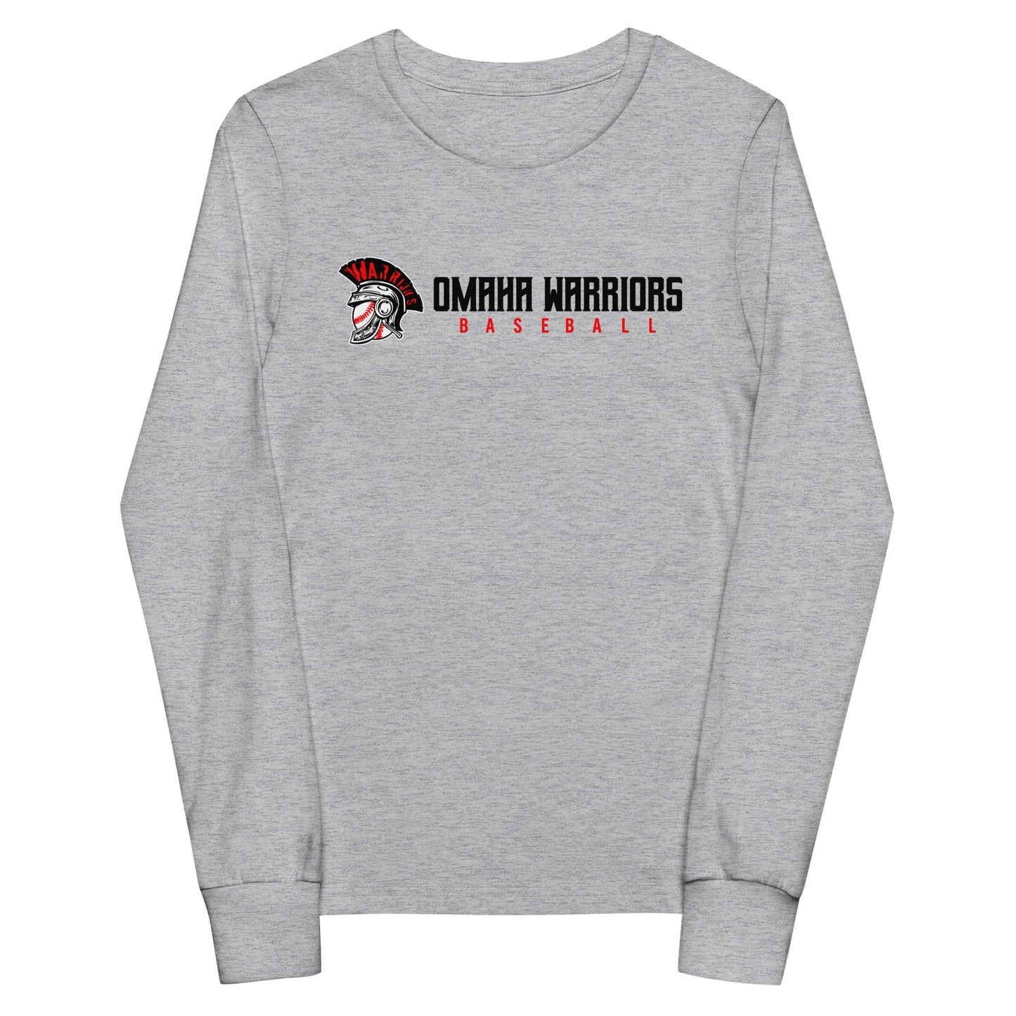 Performance | Youth Long Sleeve T-Shirt | Omaha Warriors | Script Logo