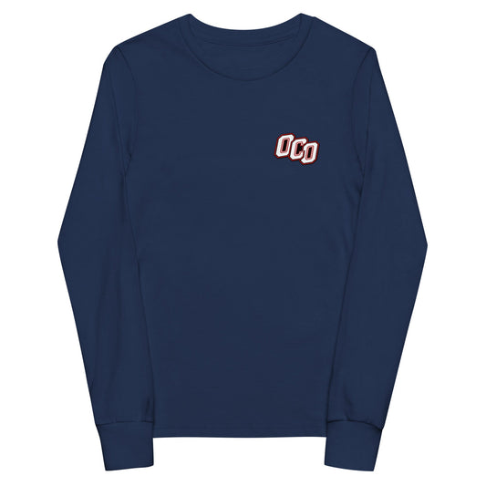 Performance | Youth Long Sleeve T-Shirt | Orange County Outlaws | OCO Lettermark Logo