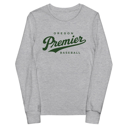 Performance | Youth Long Sleeve T-Shirt | Oregon Premier Baseball | Premier Logo