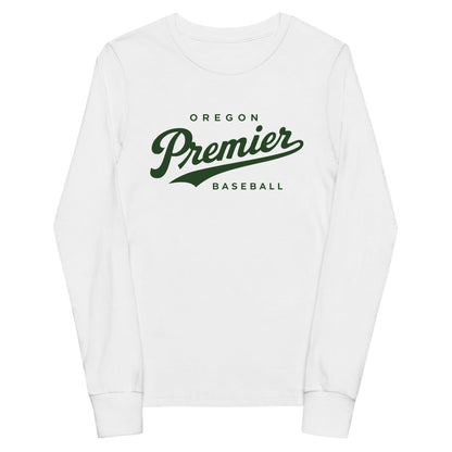 Performance | Youth Long Sleeve T-Shirt | Oregon Premier Baseball | Premier Logo
