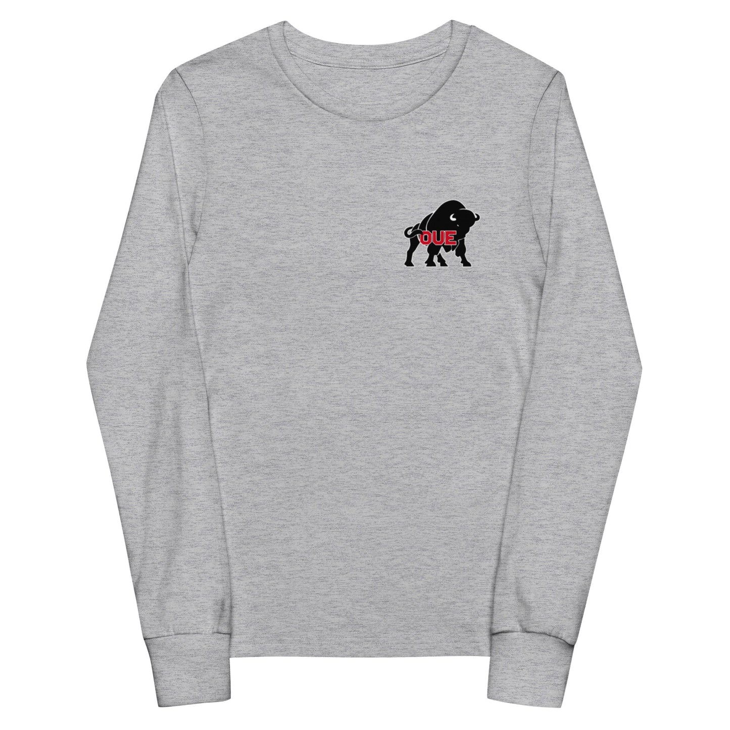 Performance | Youth Long Sleeve T-Shirt | OUE | Mascot Logo