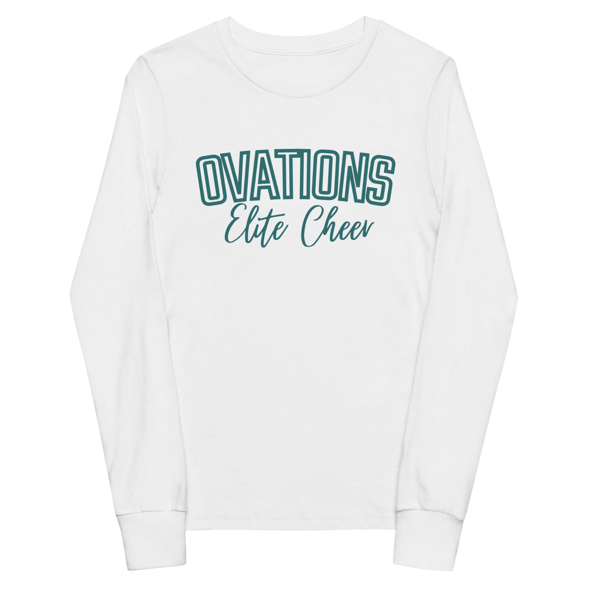 Performance | Youth Long Sleeve T-Shirt | Ovations Elite Cheer | Vanguard Logo