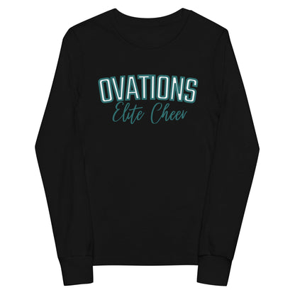 Performance | Youth Long Sleeve T-Shirt | Ovations Elite Cheer | Vanguard Logo