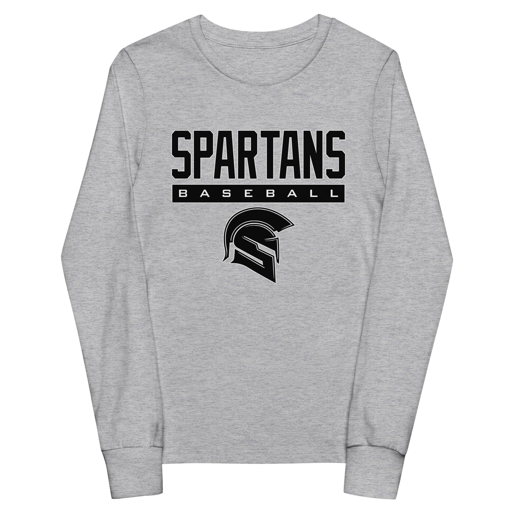 Performance | Youth Long Sleeve T-Shirt | Owings Mills Spartans Baseball | Crest Logo