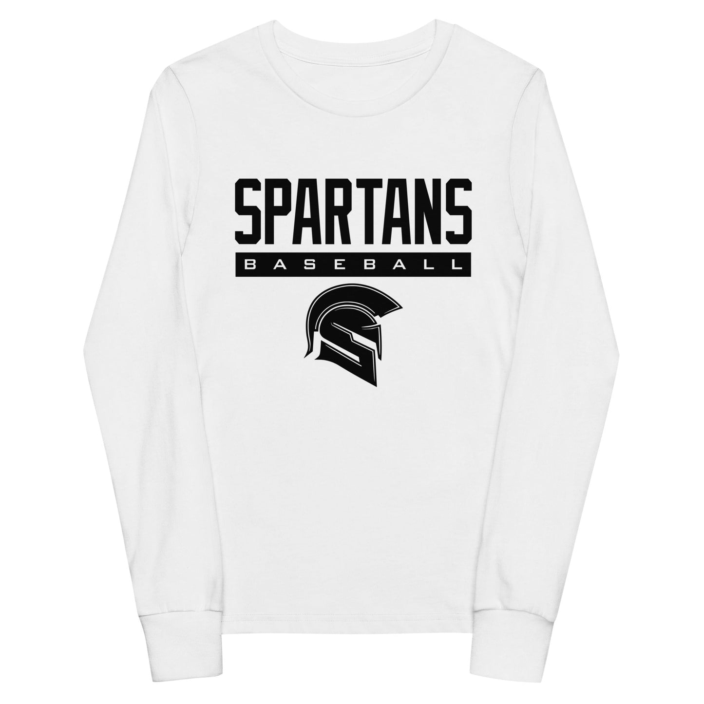 Performance | Youth Long Sleeve T-Shirt | Owings Mills Spartans Baseball | Crest Logo
