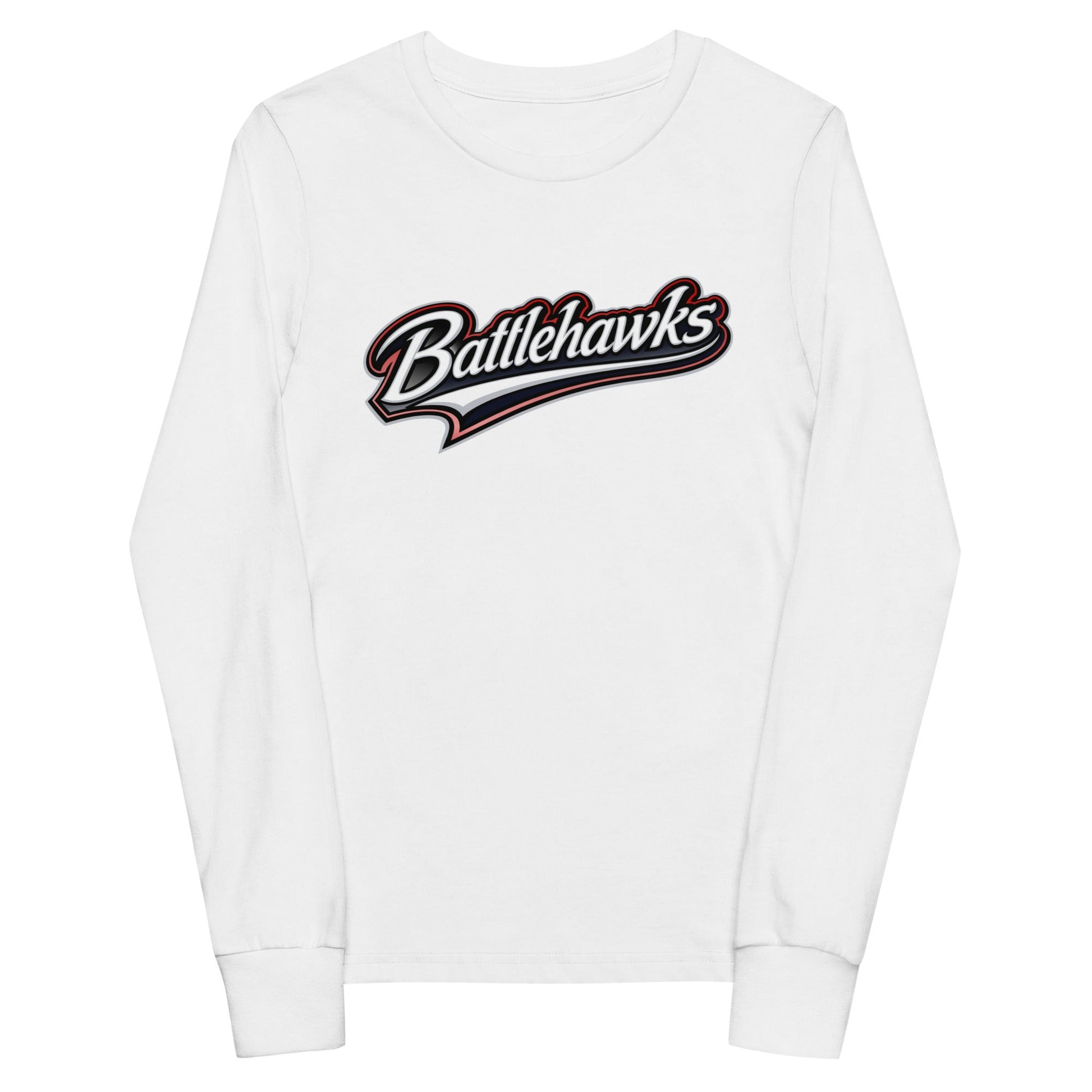 Performance | Youth Long Sleeve T-Shirt | Oxford Battlehawks 13U | Mark Logo