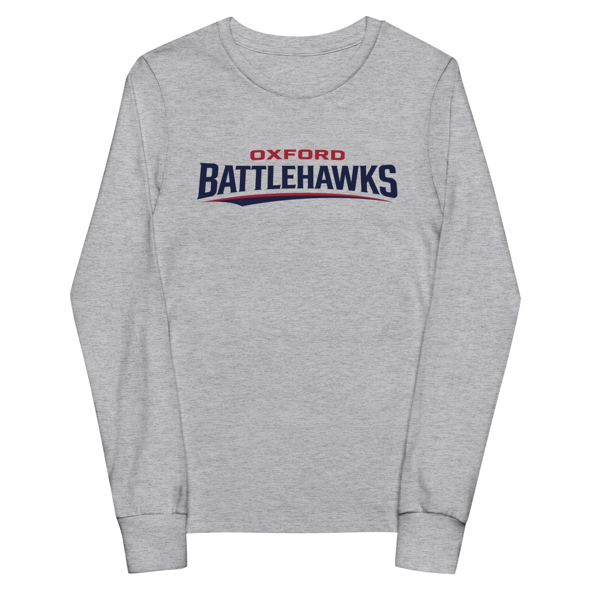 Performance | Youth Long Sleeve T-Shirt | Oxford Battlehawks 13U | Raptor Logo