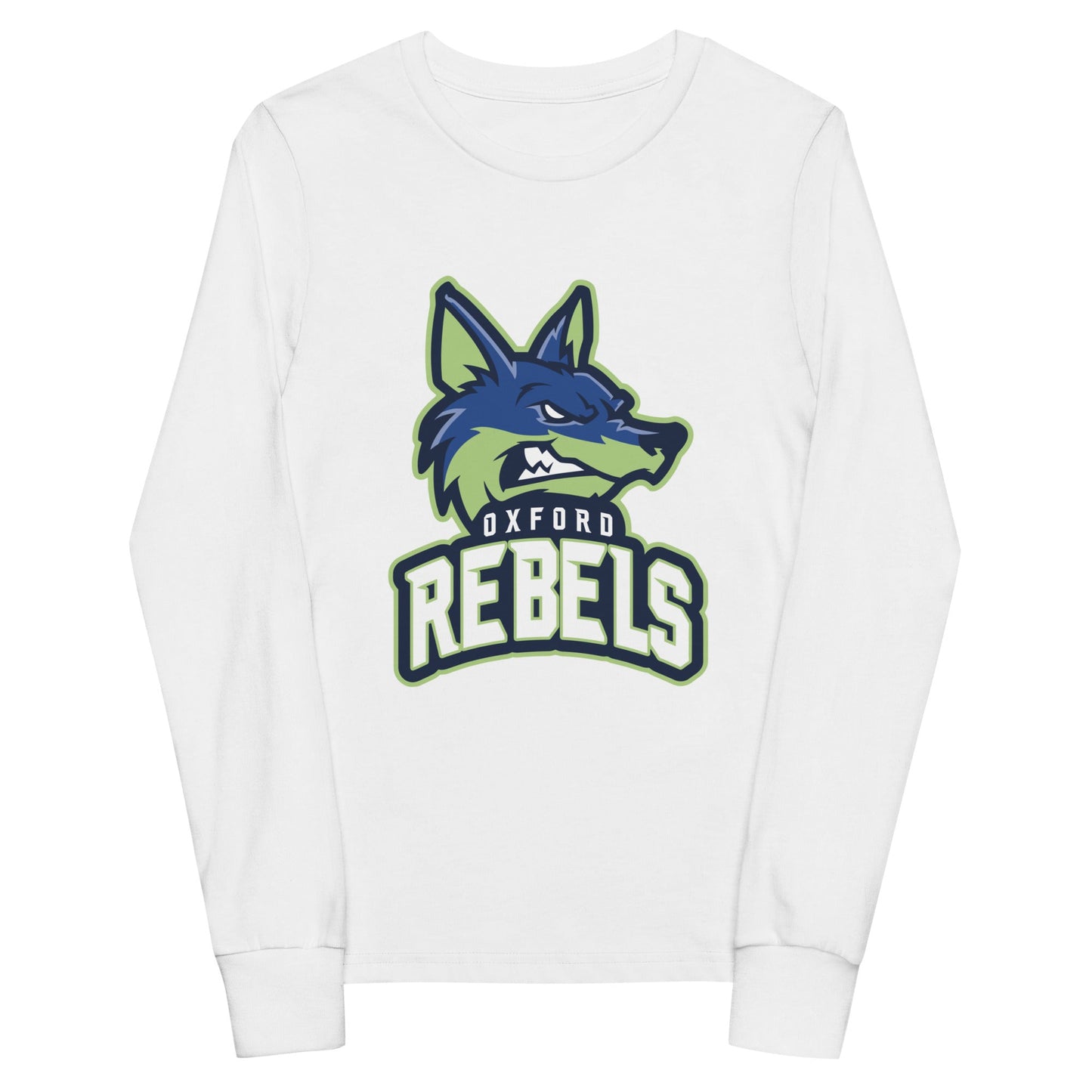 Performance | Youth Long Sleeve T-Shirt | Oxford Rebels 12U | Mascot Logo