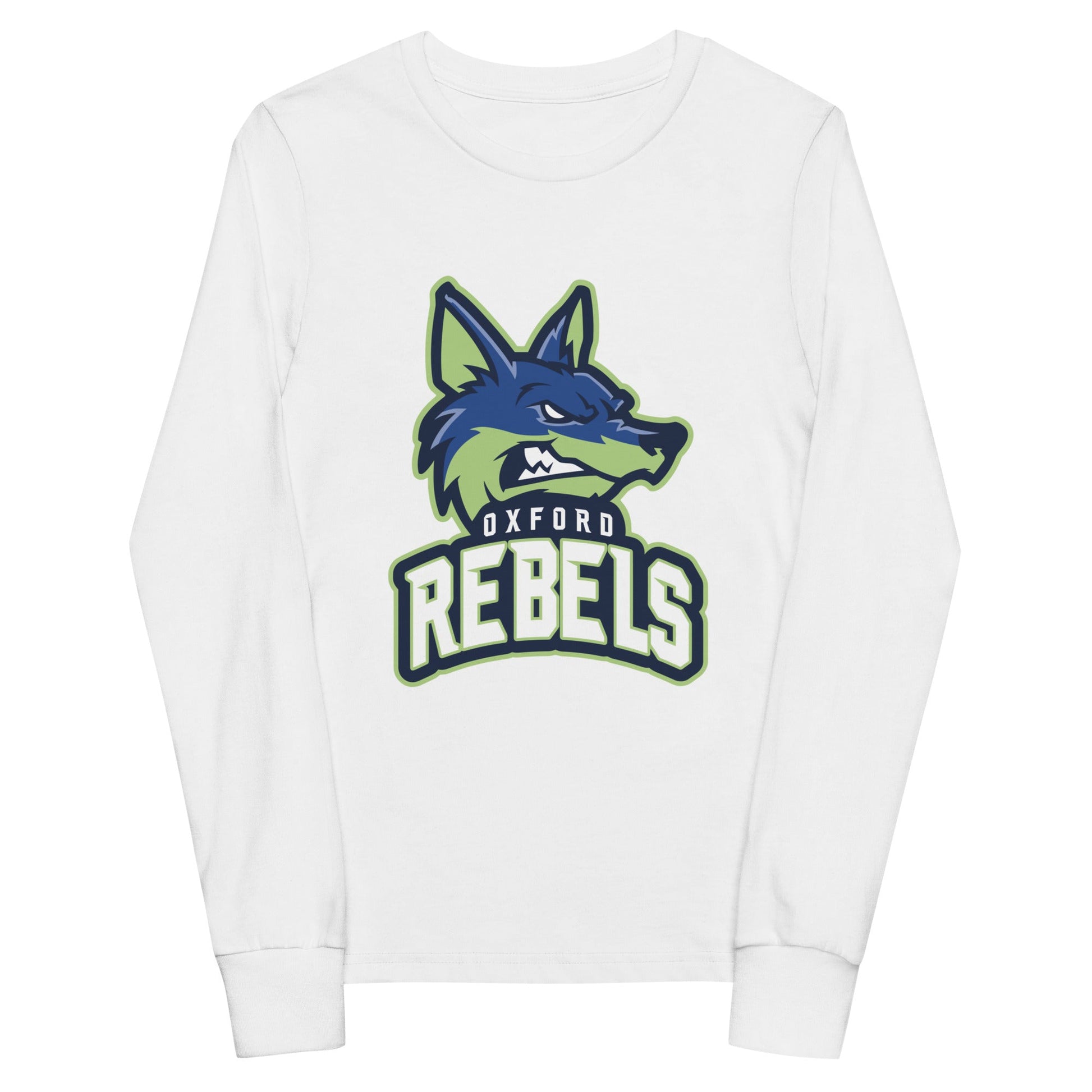 Performance | Youth Long Sleeve T-Shirt | Oxford Rebels 12U | Mascot Logo