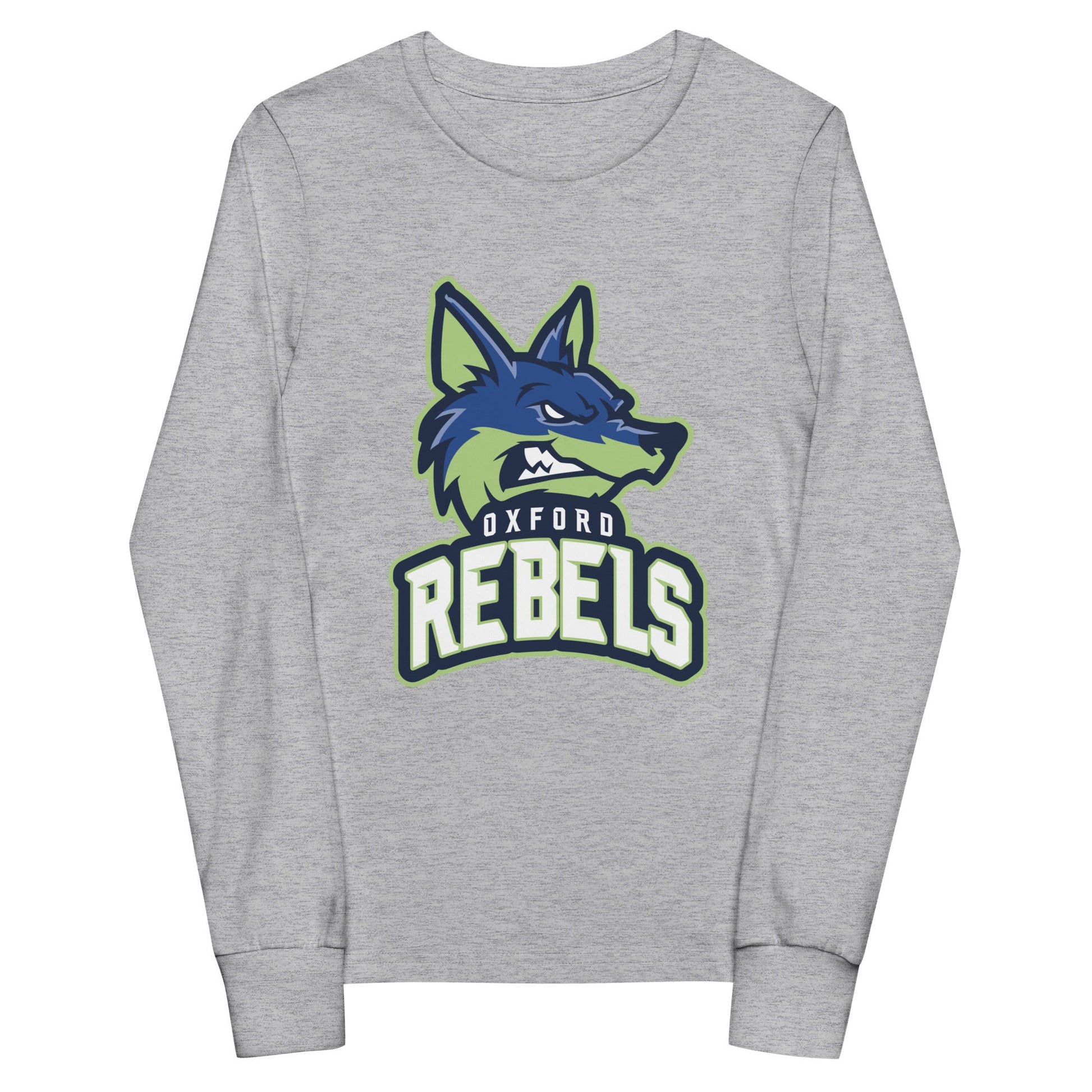 Performance | Youth Long Sleeve T-Shirt | Oxford Rebels 12U | Mascot Logo