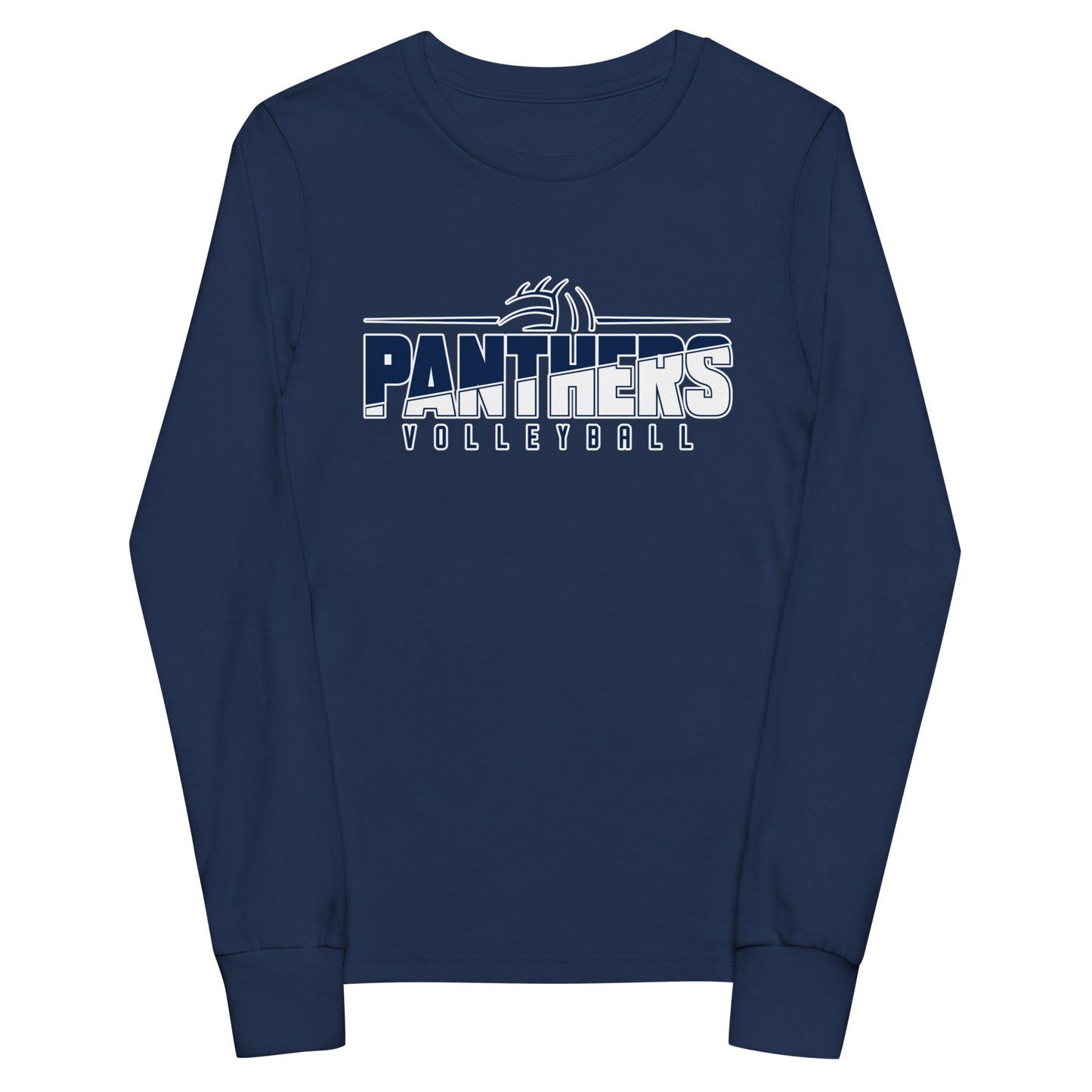 Performance | Youth Long Sleeve T-Shirt | Page County High School Volleyball | Crest Logo