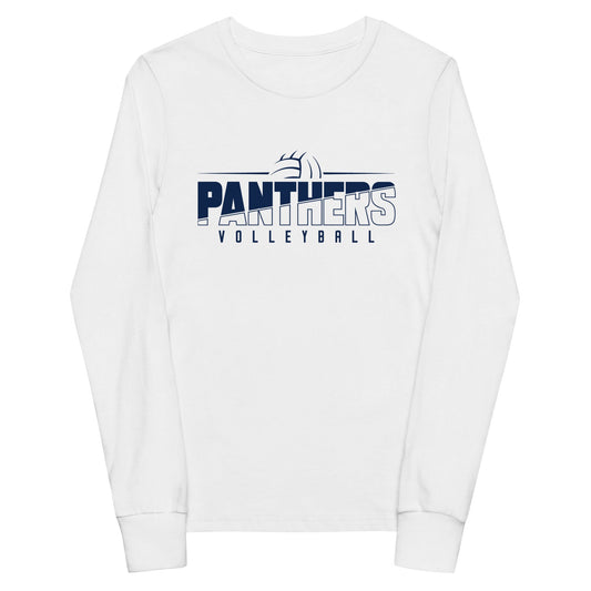 Performance | Youth Long Sleeve T-Shirt | Page County High School Volleyball | Crest Logo