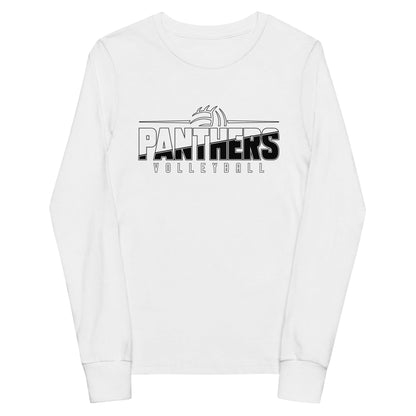 Performance | Youth Long Sleeve T-Shirt | Page County High School Volleyball | Valor Logo
