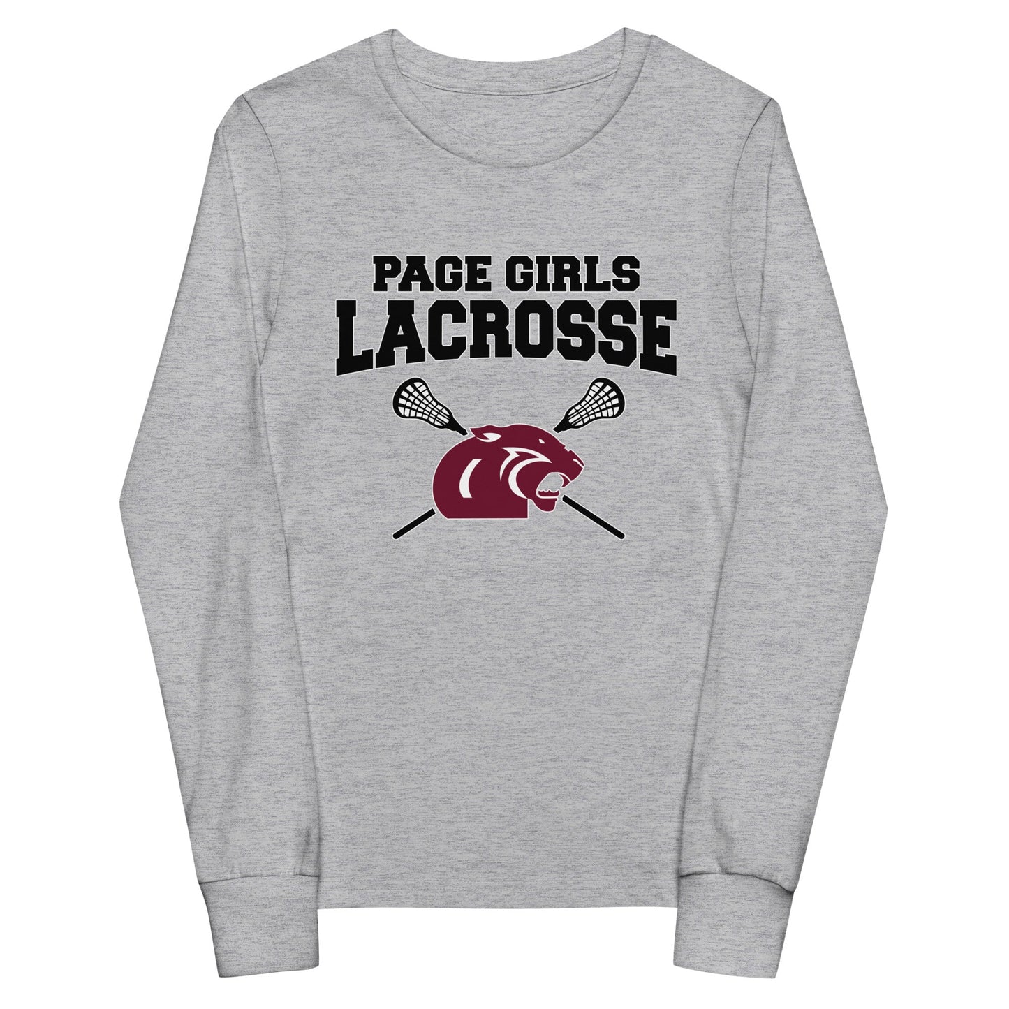 Performance | Youth Long Sleeve T-Shirt | Page Middle Girls Lacrosse
