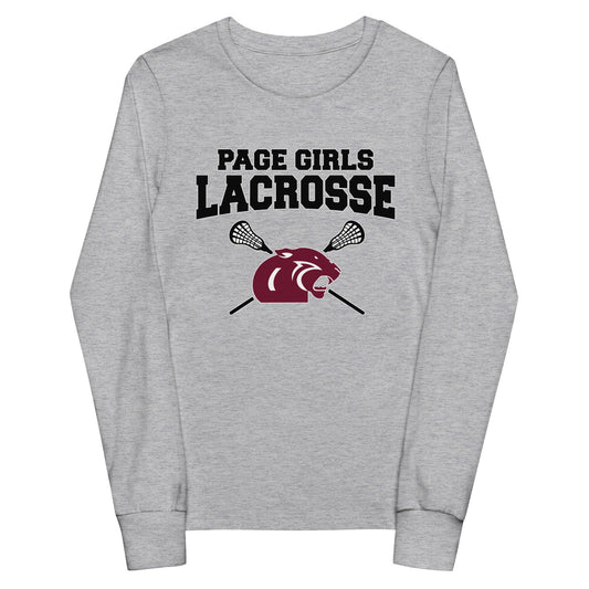 Performance | Youth Long Sleeve T-Shirt | Page Middle Girls Lacrosse
