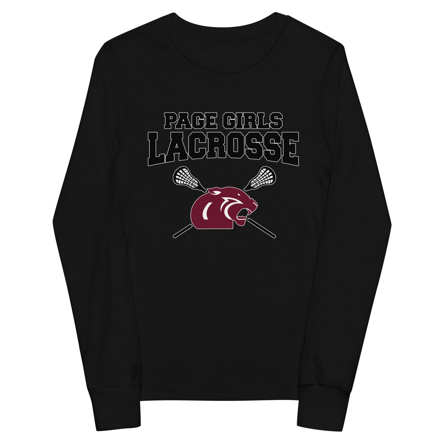 Performance | Youth Long Sleeve T-Shirt | Page Middle Girls Lacrosse