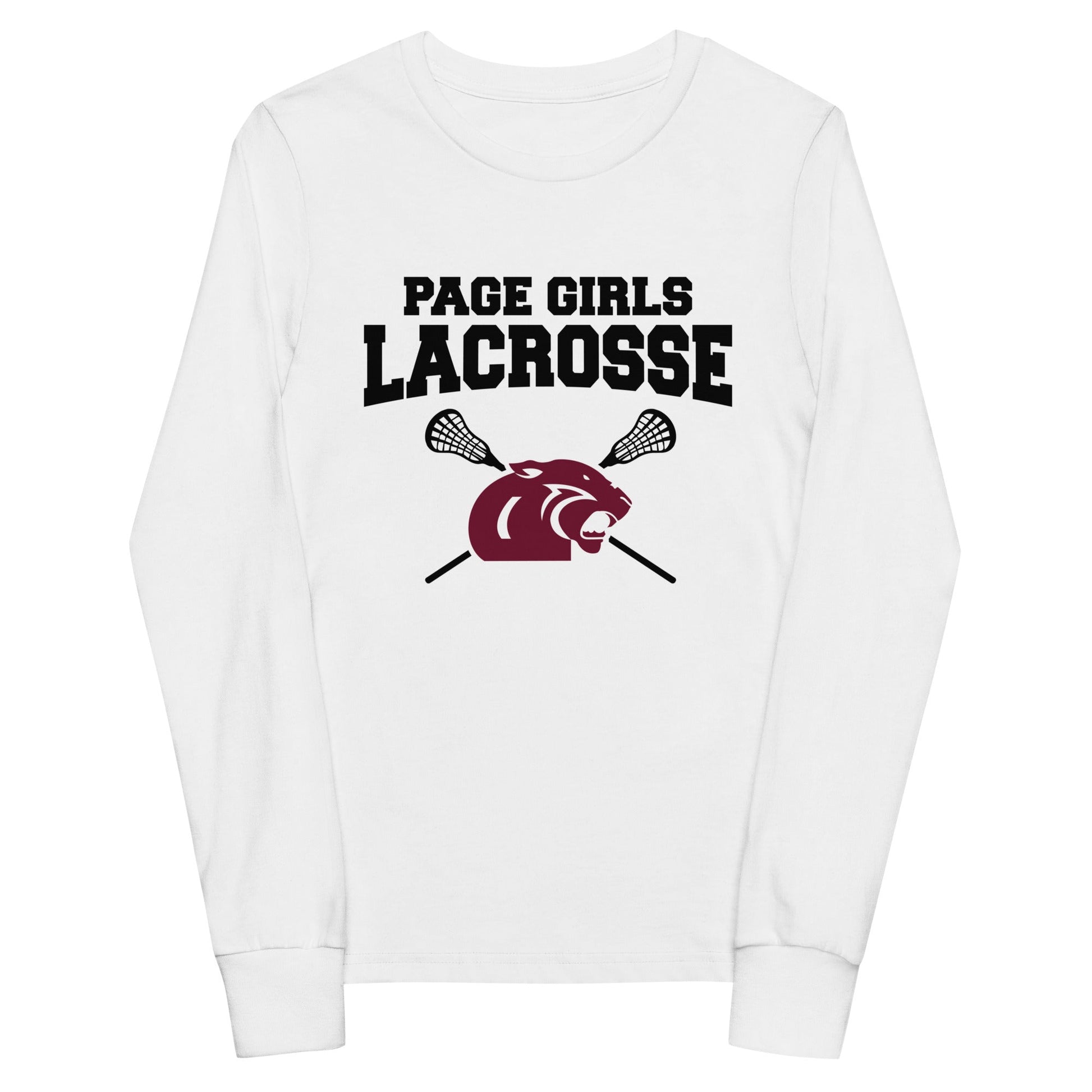 Performance | Youth Long Sleeve T-Shirt | Page Middle Girls Lacrosse