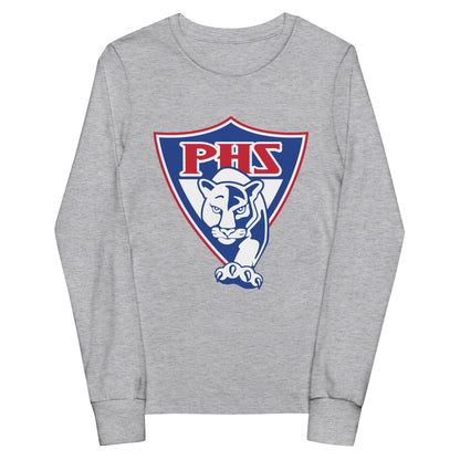 Performance | Youth Long Sleeve T-Shirt | Palmyra Softball | Shield Logo