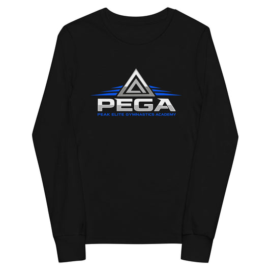Performance | Youth Long Sleeve T-Shirt | PEGA | Summit Elite Logo