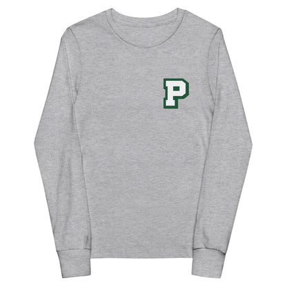 Performance | Youth Long Sleeve T-Shirt | Pentucket Youth Football and Cheer | Mark Logo