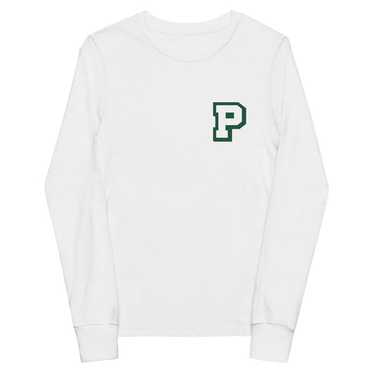 Performance | Youth Long Sleeve T-Shirt | Pentucket Youth Football and Cheer | Mark Logo