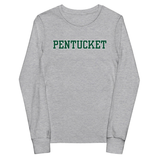 Performance | Youth Long Sleeve T-Shirt | Pentucket Youth Football and Cheer | Script Logo
