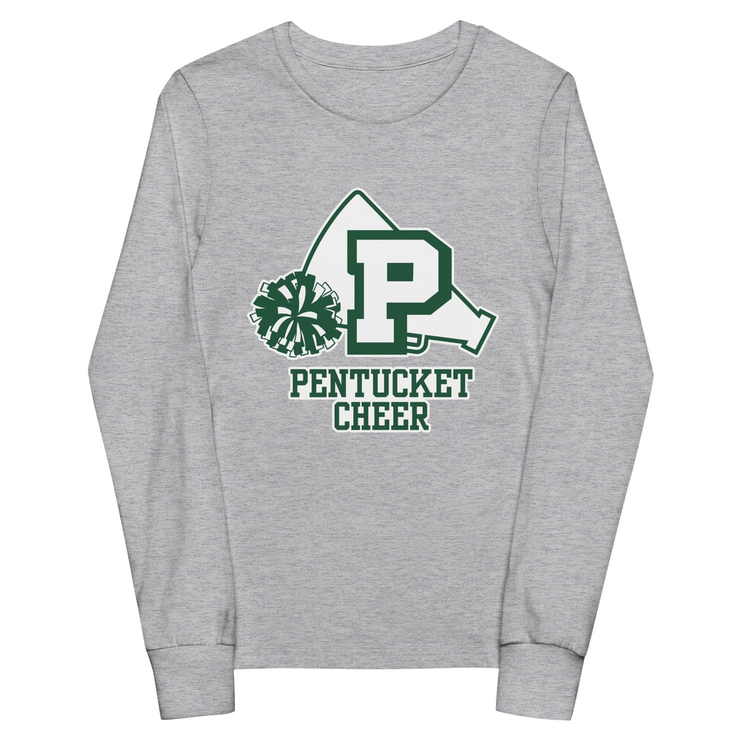 Performance | Youth Long Sleeve T-Shirt | Pentucket Youth Football and Cheer | Sideline Vanguard Logo