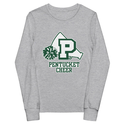 Performance | Youth Long Sleeve T-Shirt | Pentucket Youth Football and Cheer | Sideline Vanguard Logo