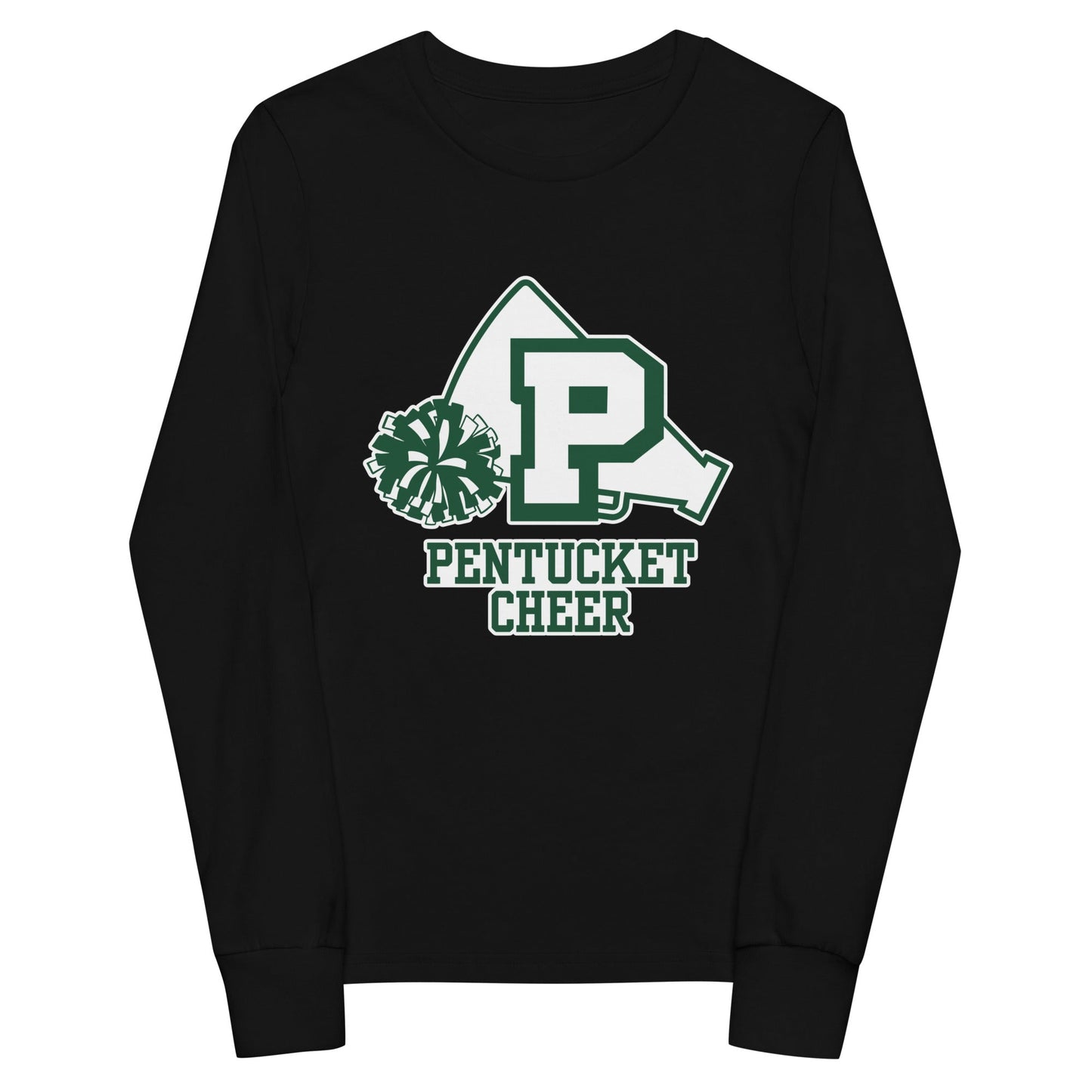 Performance | Youth Long Sleeve T-Shirt | Pentucket Youth Football and Cheer | Sideline Vanguard Logo