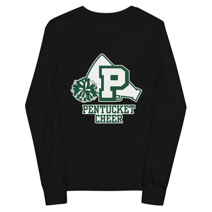Performance | Youth Long Sleeve T-Shirt | Pentucket Youth Football and Cheer | Sideline Vanguard Logo