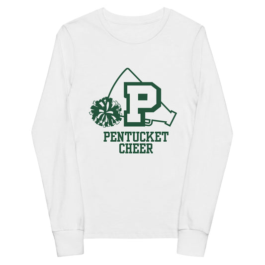 Performance | Youth Long Sleeve T-Shirt | Pentucket Youth Football and Cheer | Sideline Vanguard Logo