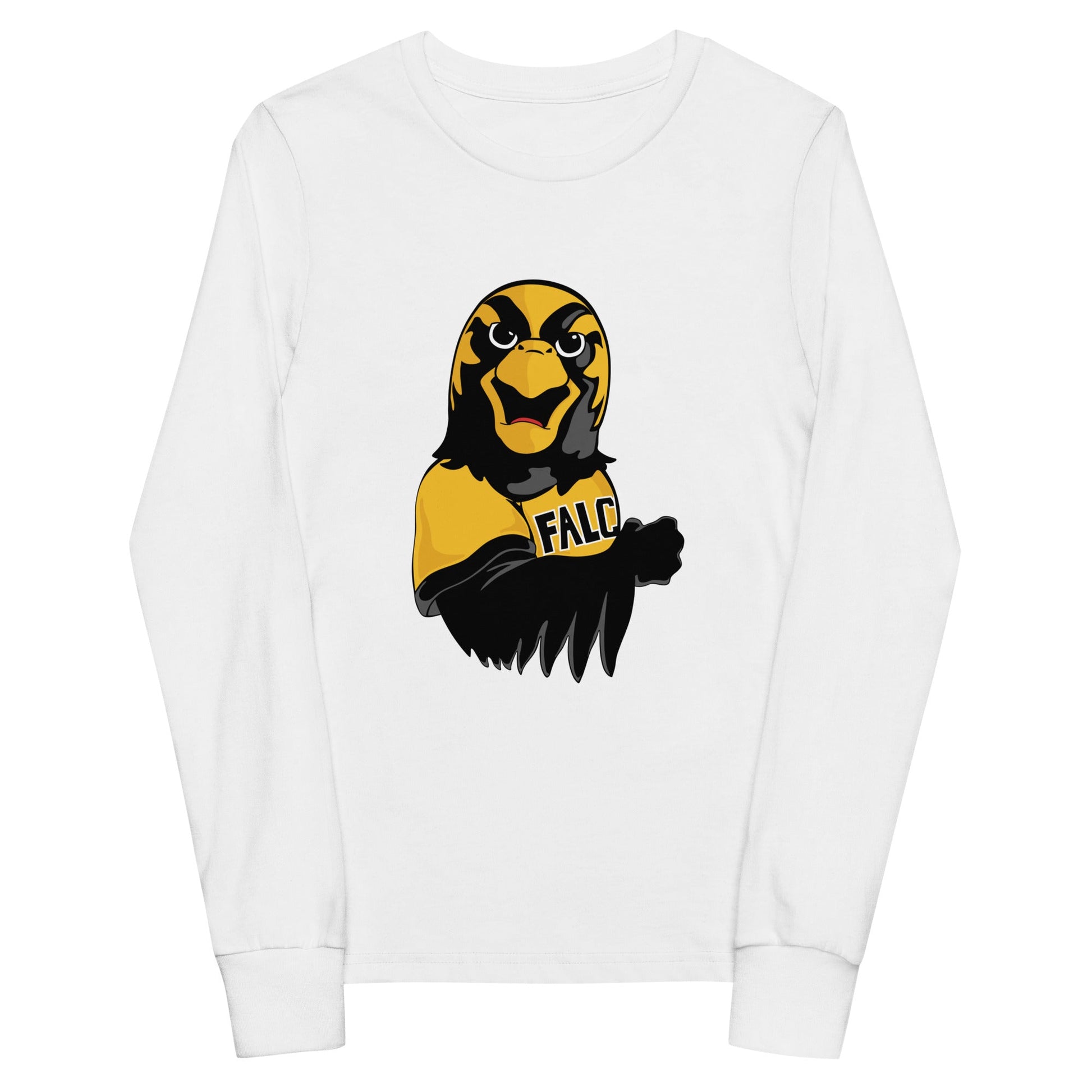 Performance | Youth Long Sleeve T-Shirt | Pfeiffer University Golf | Mascot Logo