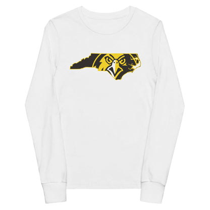 Performance | Youth Long Sleeve T-Shirt | Pfeiffer University Golf | NC Logo