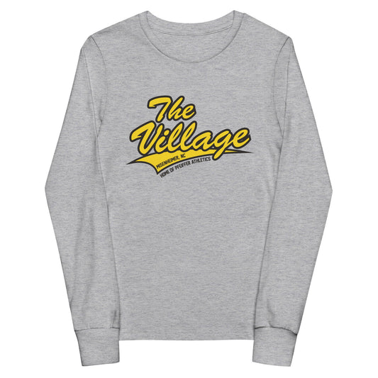 Performance | Youth Long Sleeve T-Shirt | Pfeiffer University Golf | Village Logo