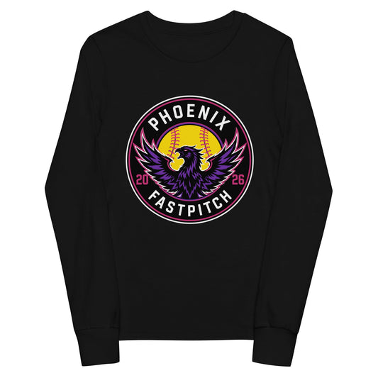 Performance | Youth Long Sleeve T-Shirt | Phoenix Fastpitch | Badge Logo