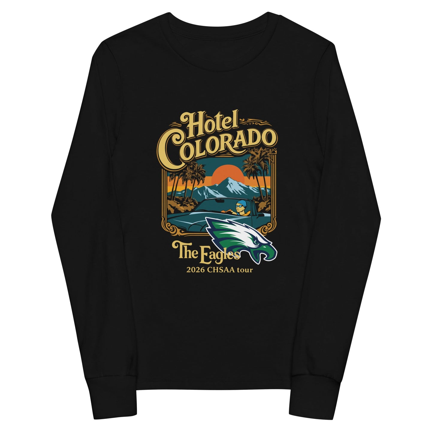 Performance | Youth Long Sleeve T-Shirt | PINE CREEK SWIM & DIVE | Hotel Colorado Logo