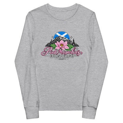 Performance | Youth Long Sleeve T-Shirt | Pink Magnolias Dance | Vanguard Logo
