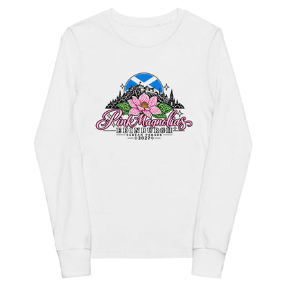 Performance | Youth Long Sleeve T-Shirt | Pink Magnolias Dance | Vanguard Logo