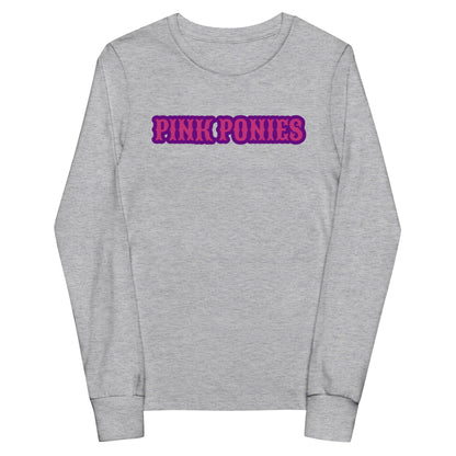 Performance | Youth Long Sleeve T-Shirt | Pink Pony Athletic Club | Script Logo
