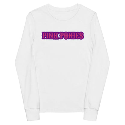 Performance | Youth Long Sleeve T-Shirt | Pink Pony Athletic Club | Script Logo