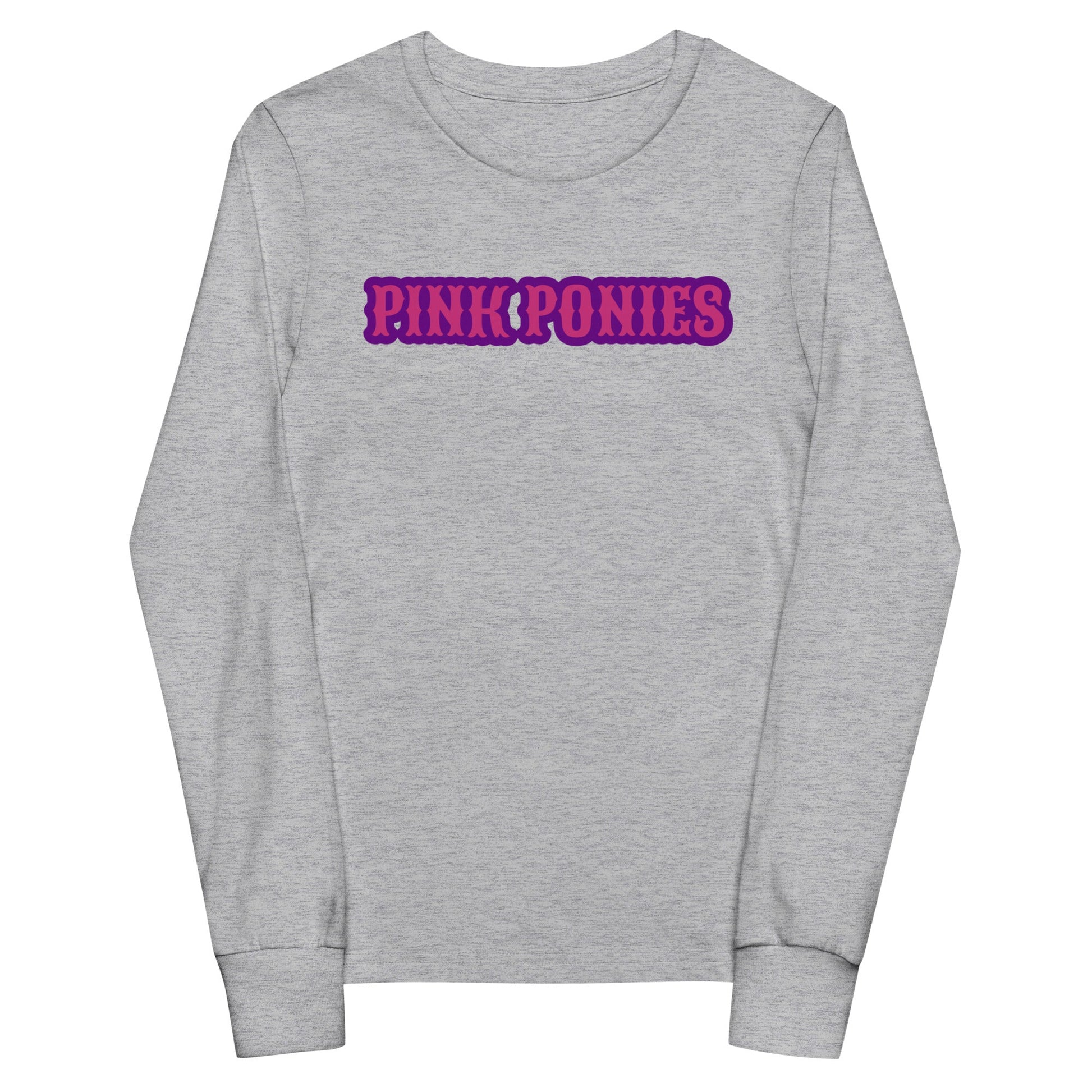 Performance | Youth Long Sleeve T-Shirt | Pink Pony Athletic Club | Script Logo