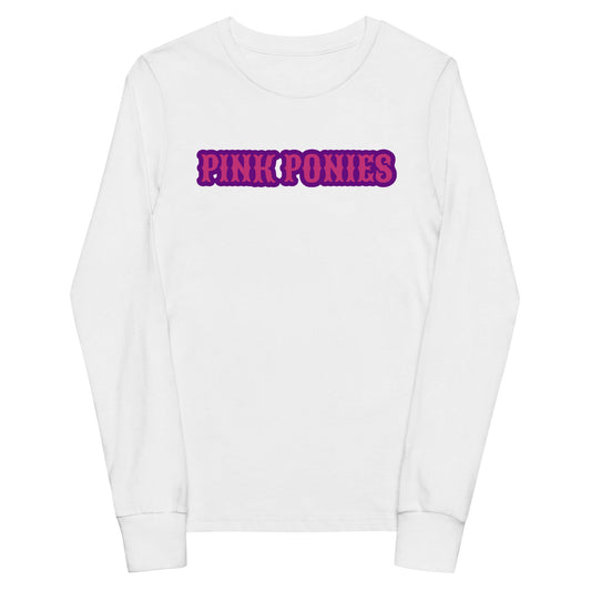 Performance | Youth Long Sleeve T-Shirt | Pink Pony Athletic Club | Script Logo